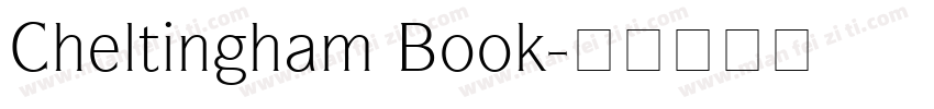 Cheltingham Book字体转换